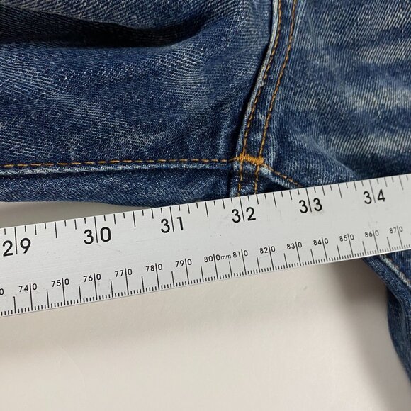 Abercrombie & Fitch The A&F Skinny Jeans Mens 33 x 32 Actual 35 x 32 Cotton - Picture 14 of 14